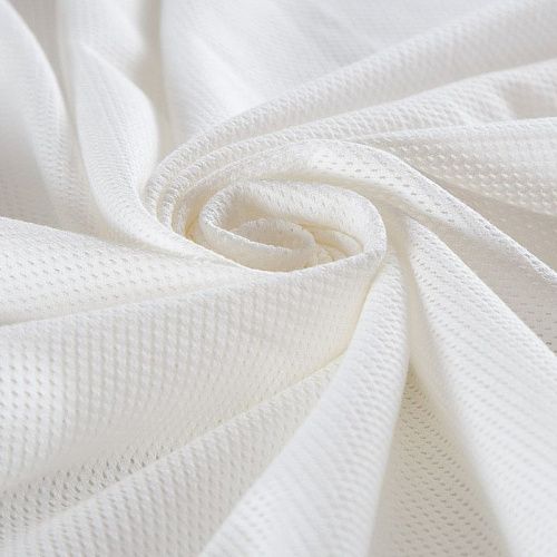 Сетка хлопковая 050-16100 молочный однотонный