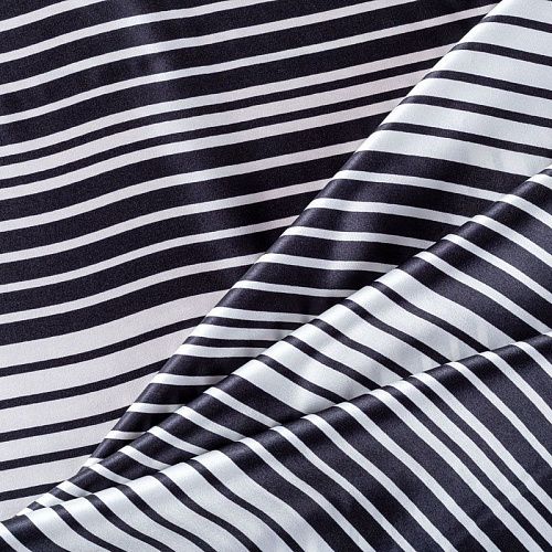 Шелк натуральный К13-570 белый принтованный