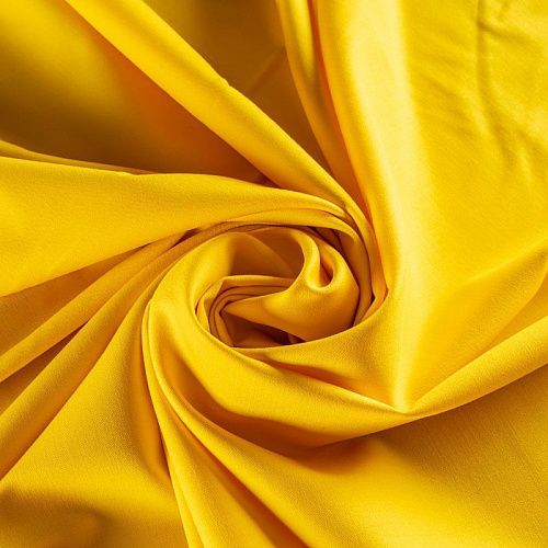 Ткань костюмная К12-886 желтый однотонный