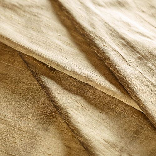 Дикий шелк 016-04745 темное золото однотонный