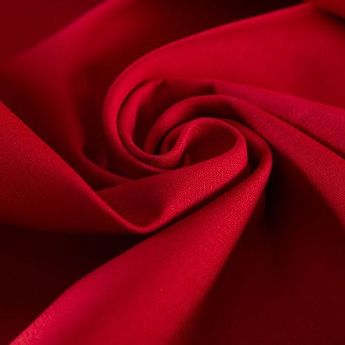 Ткань костюмная дублированная Valentino 025-19797 красный однотонный