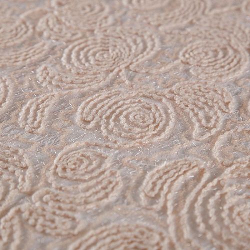 Вышивка на сетке 050-19074 пудрово-персиковый