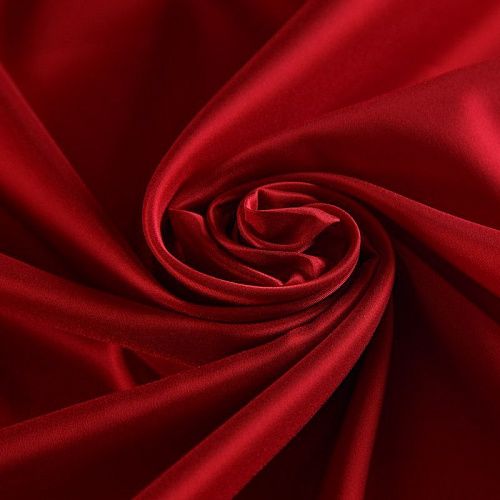 Ткань подкладочная стрейч 045-17207 темно-красный