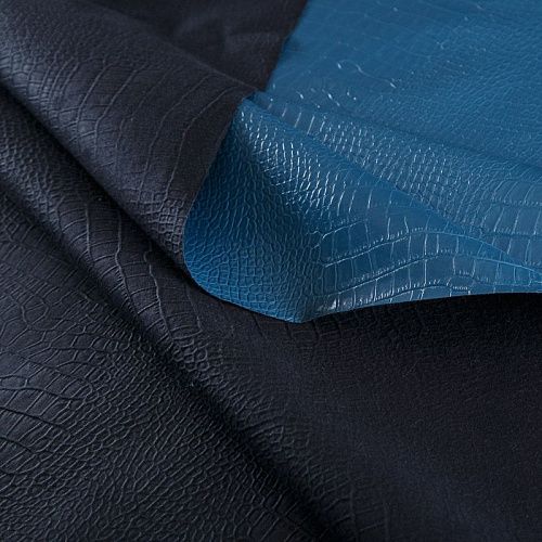 Экокожа на хлопковой основе 070-16583 голубой