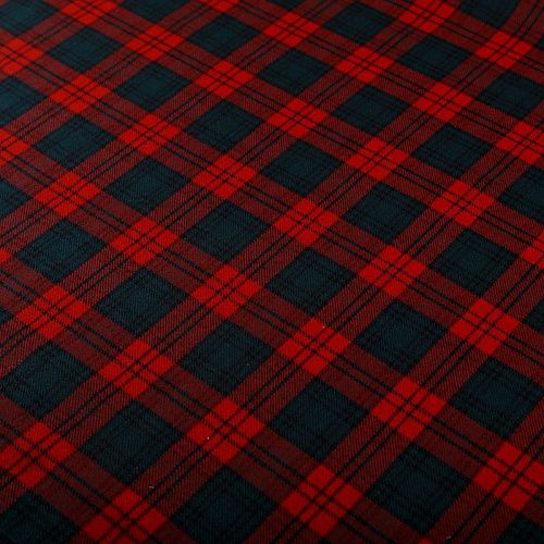 Шерсть костюмная 025-19097 красный клетка