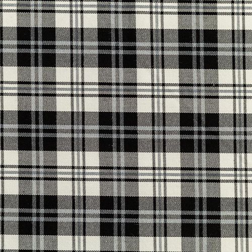 Ткань костюмная К19-095 белый принтованный