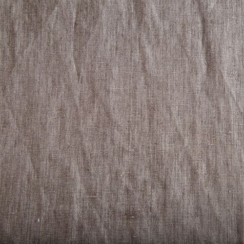 Лен натуральный 035-14631 песочный однотонный