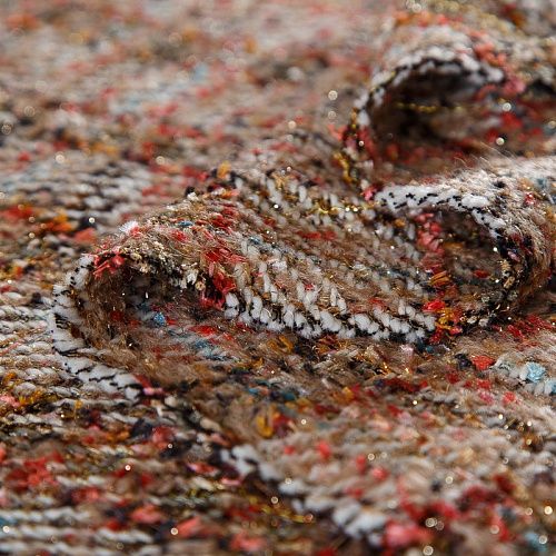 Твид Balenciaga 052-19146 бежевый мультиколор