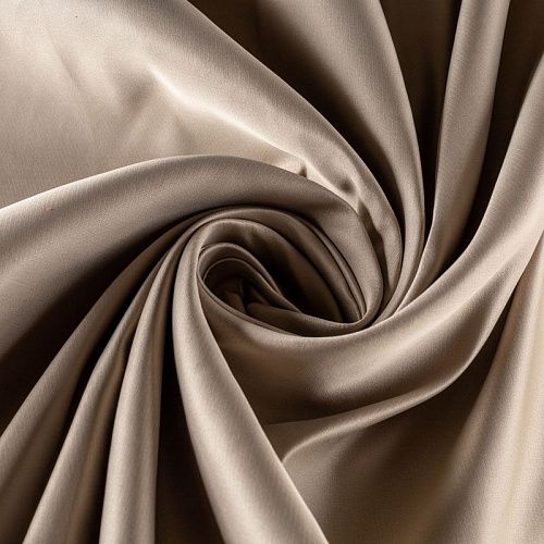 Сатин-тафта К32-476 белый песок однотонный