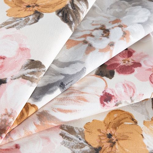 Ткань с водо- и грязеотталкивающей пропиткой 22-02-20741 молочный принтованный