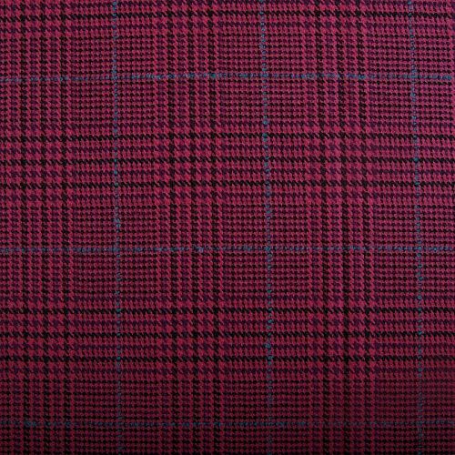 Ткань костюмная 025-14715 фуксия принтованный