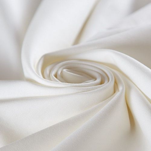 Трикотаж 056-15745 молочный однотонный