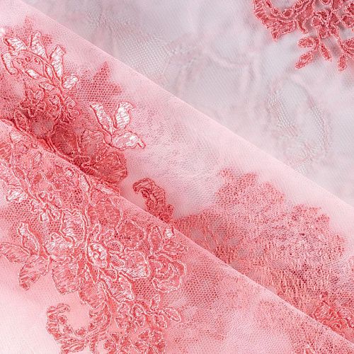 Гипюр К05-511 коралловый