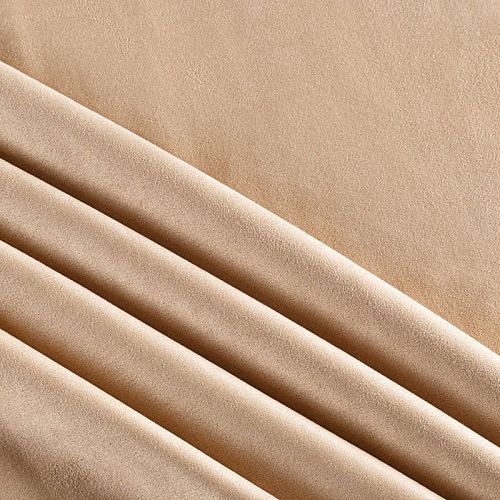 Замша искусственная 018-05648 светлый беж однотонный