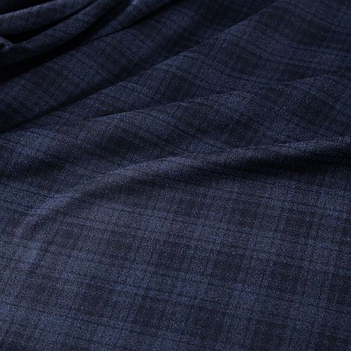 Шерсть костюмная 025-19944 черно-серый клетка