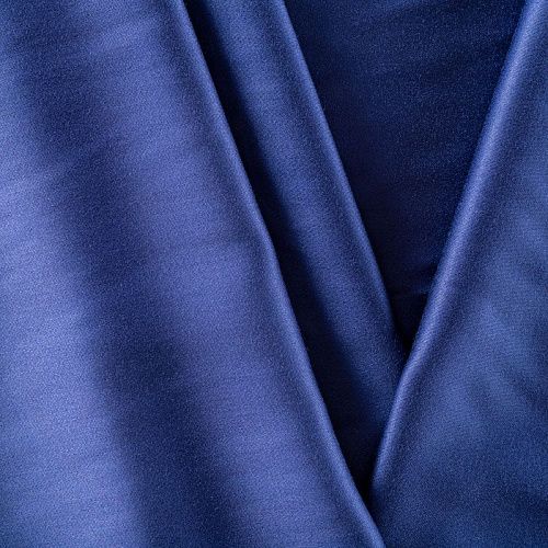 Шелк-штапель 069-01702  col.2 темно-синий однотонный