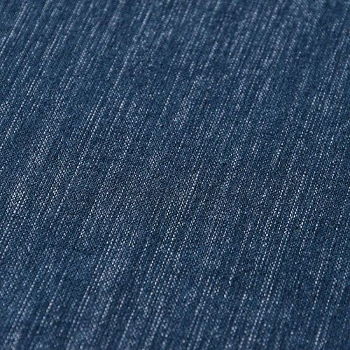 Лен натуральный 035-11703 синий деним