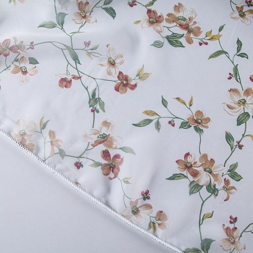 Тюль вуаль 03-01-13165 белый принтованный