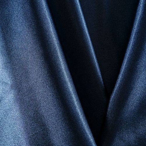 Сатин-коттон с люрексом 063-08436 синий космос однотонный