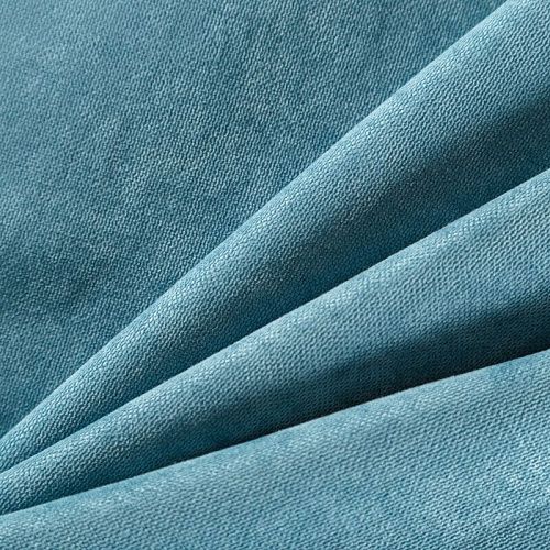 Ткань портьерная канвас 14-02-05036 бирюзовый однотонный