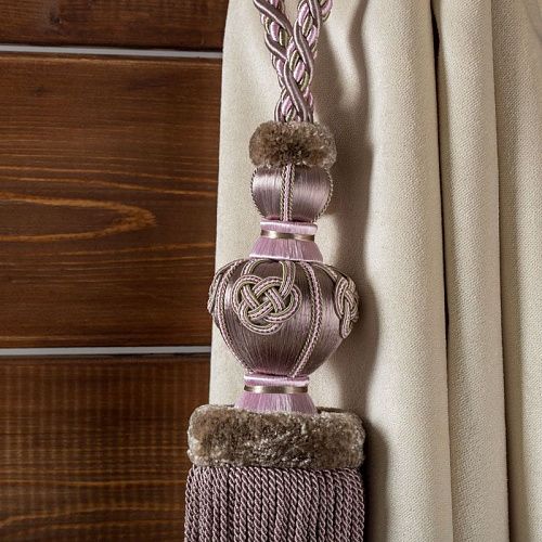 Кисть-подхват L95см 102-MB970Y-1437 лилово-бежевый