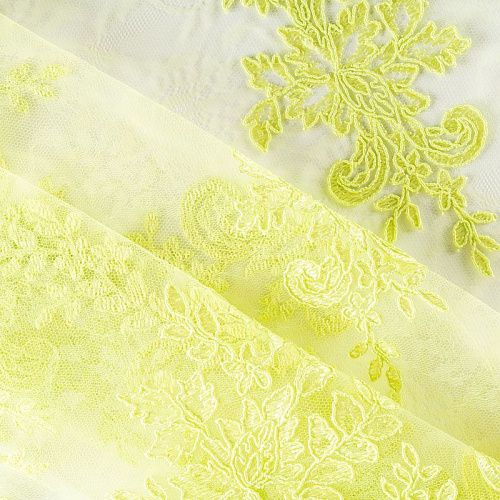 Гипюр К05-0002 неоновый лайм