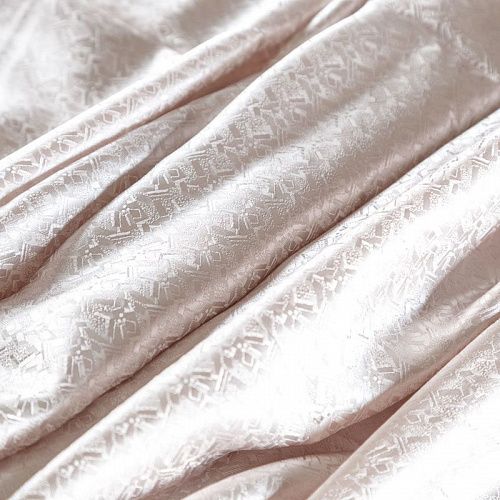 Шелк натуральный К29-319 жемчужный жаккардовый