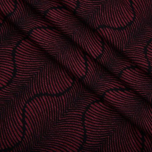 Трикотаж 056-16321 карминный принтованный