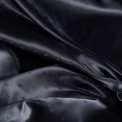 Ткань подкладочная 045-20864 черный жаккардовый