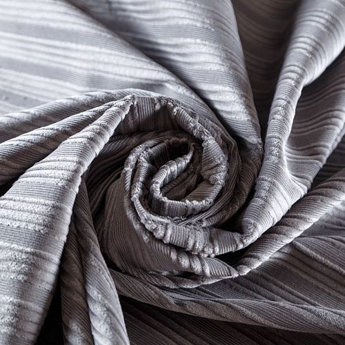 Вельвет 008-05830 серый однотонный