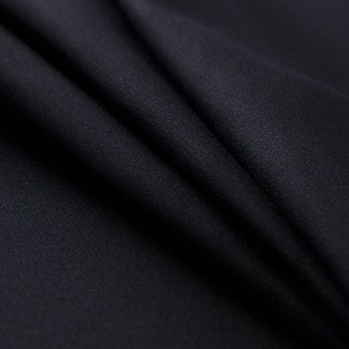 Шерсть двойная 066-15047 черный однотонный