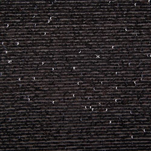 Пайетки на сетке 055-16472 черный