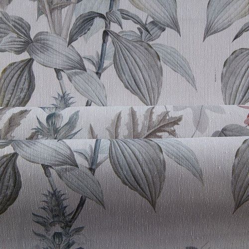 Ткань портьерная H-280 см 19-02-15868 молочный принтованный