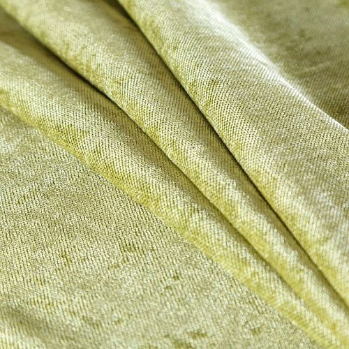 Ткань портьерная шенилл h-300 см 21-02-09463 темно-салатовый однотонный