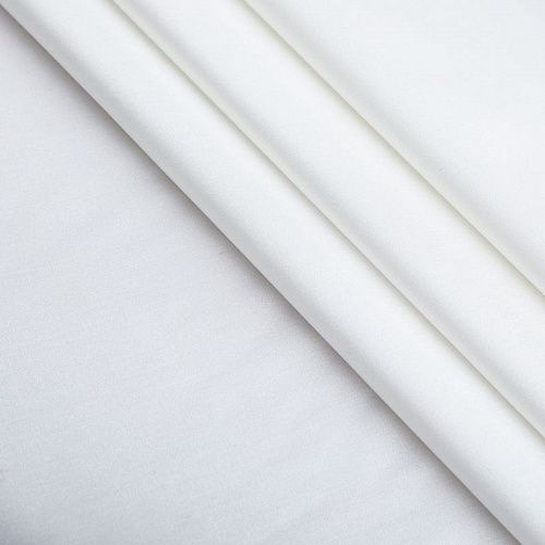 Сатин-коттон 063-19882 белый однотонный