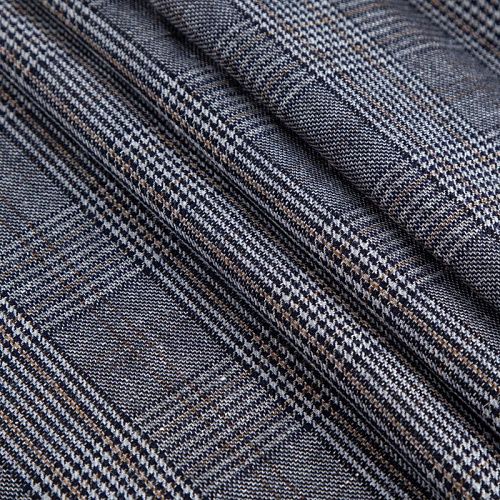 Лен натуральный 035-20237 серый гленчек