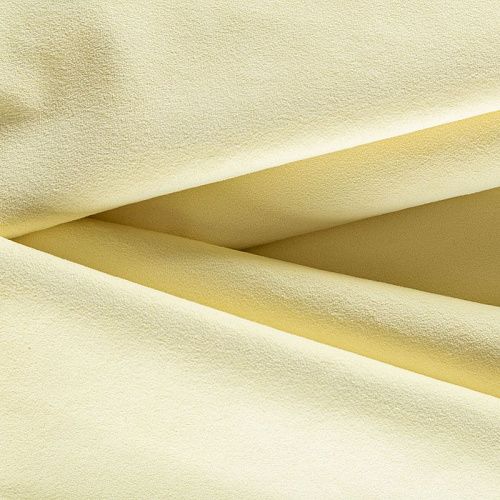 Замша искусственная 018-02360 банановый однотонный