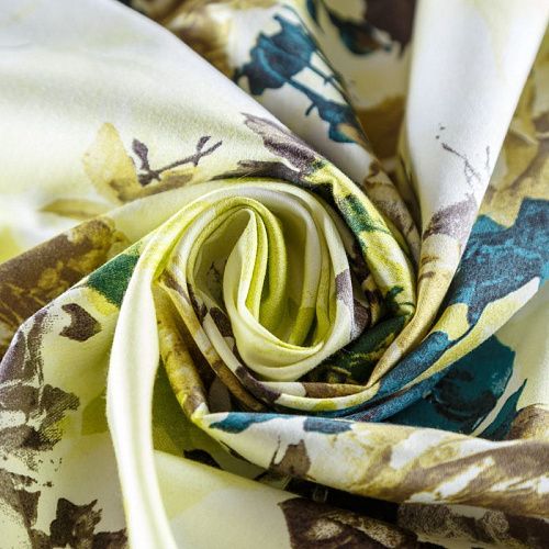 Платок хлопковый 70х70 см 510739 белый принтованный