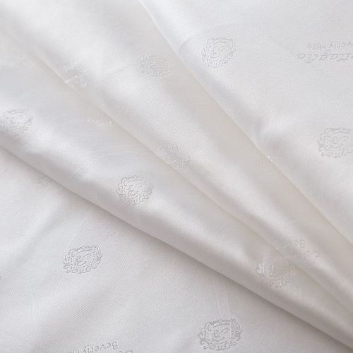 Ткань подкладочная 045-16184 молочный жаккардовый