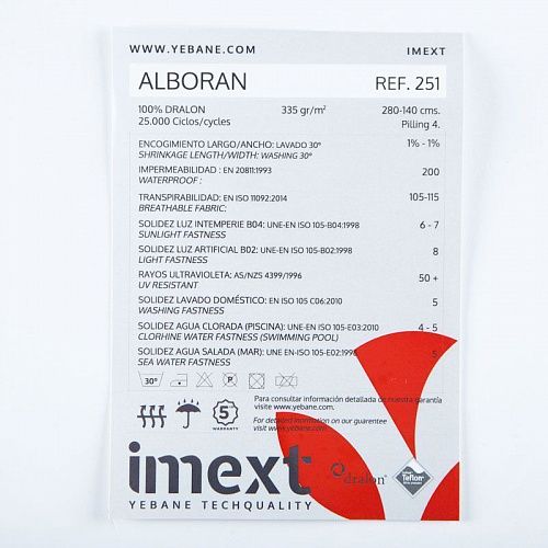 Ткань уличная ALBORAN/3 515-02-11 песочный однотонный