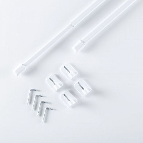 Мини-карниз "Кафе" 60-80 см 61.00.10.060 белый 