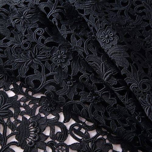 Гипюр-макраме Valentino 012-19796 черный