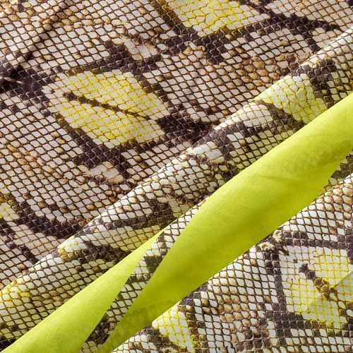 Батист 003-00871 желтый принтованный 