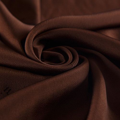 Ткань подкладочная К18-617 шоколадный жаккардовый