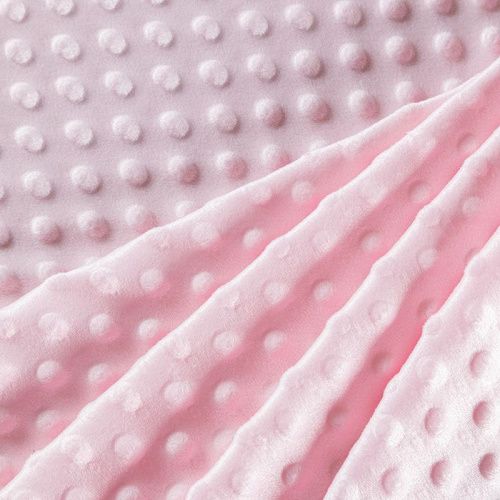 Плюш Minky 044-05476 розовый зефир однотонный