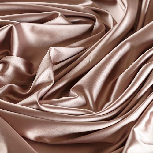 Сатин стрейч 001-07049 коричневый загар однотонный