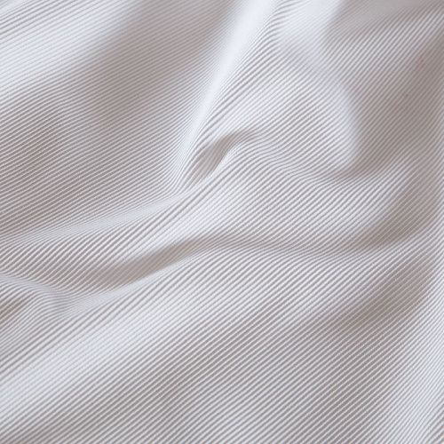 Коттон в рубчик 063-19071 белый однотонный