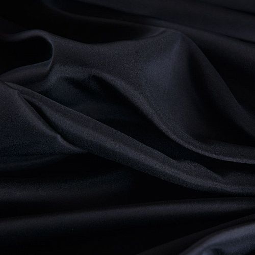 Ткань подкладочная 045-16911 черный однотонный