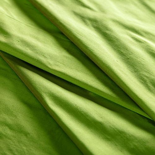 Дикий шелк 016-04836 ярко-зеленый однотонный