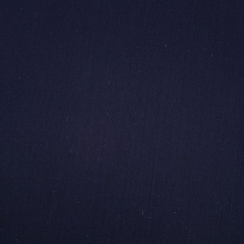 Лен на дублерине 035-16536 темно-синий однотонный